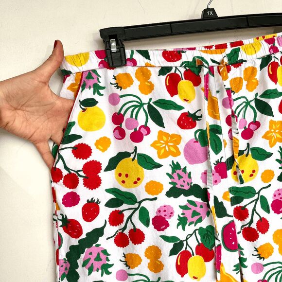 Printfresh Fruit Pajama Pants XL Organic Cotton Anthropologie - Picture 3 of 8